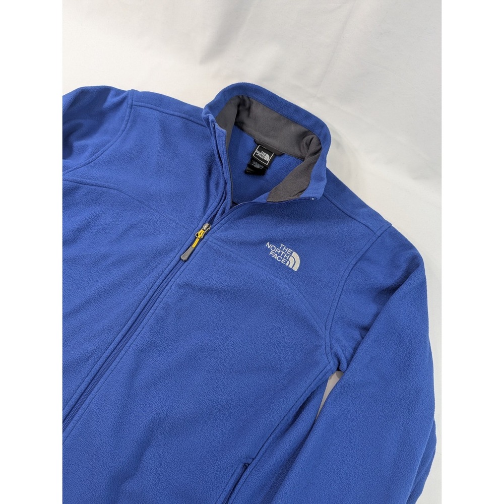 The North Face Glacier Alpine Fleece Jacket Mens Sz Small Blue Full Zip Jacket